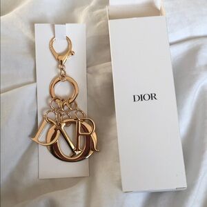 Dior Gold Letter Bag Charm